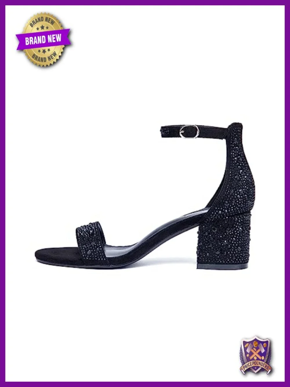 Strappy Chunky Heel Sandals Adjustable Ankle Strap Dress Heels